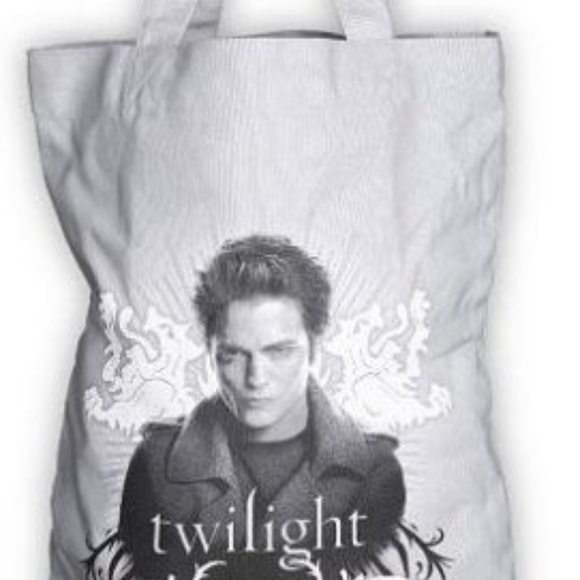 Official Twilight Movie Canvas Edward Tote Bag 1 Fun Chops - Picture 1 of 1